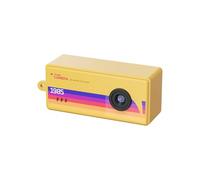 SENECESLI Petite Caméra Porte-clés Numérique, Mini Caméra Porte-clés avec écran de 0,96 Pouces et 5 Filtres Rétro, Enregistrement Vidéo 1080P et Grand Angle 130° pour Les Fêtes de Voyage (Yellow)
