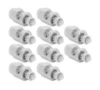 SENECESLI Pince de Câble en Cuivre de Protection contre la Foudre, Clamp/Holder de Mise à la Terre du Module PV Solidement fixé pour les Conditions Météorologiques Extrêmes, 10 Pièces pour une