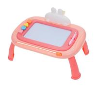 SENECESLI Planche à Dessin Magnétique, Coussin Doodle Effaçable Apprentissage et Jouets éducatifs avec 4 Timbres, CadeauD'anniversaire pour Enfants (Pink)