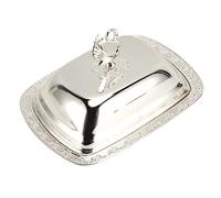 SENECESLI Plat à Bonbons doré Exquis avec Couvercle, Parfait pour Présenter des Collations, des Noix et des Desserts, Bol à Fruits élégant pour Cadeaux de Pendaison de Crémaillère, Métal Durable de