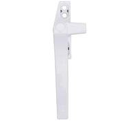 SENECESLI Poignée de Fenêtre Blanche de Style Moderne, Remplacement en Alliage D'aluminium, Conception de Verrouillage pour Fenêtre à Guillotine Simple et Double