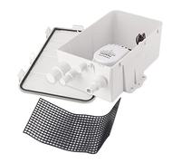 SENECESLI Pompe de Puisard de Douche, Boîte de Vidange de Cale Automatique 750GPH 12V/24V DC avec Interrupteur à Flotteur et Ports d'entrée Multiples pour Eau d'évier de Douche de Bateau Marin (24V)