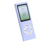 SENECESLI Portable MP3 Lecteur, Ultra Slim1,8 Pouces Color Screen MP3 Lecteur, HiFi Lossless Sound Quality, 16 Go de Petite Carte Mémoire, Lecteur de Musique pour L'étude du (Violet Bleu)
