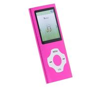 SENECESLI Portable MP3 Lecteur, Ultra Slim1,8 Pouces Color Screen MP3 Lecteur, HiFi Lossless Sound Quality, 16 Go de Petite Carte Mémoire, Lecteur de Musique pour L'étude du (Rose Violet)