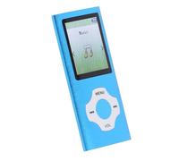 SENECESLI Portable MP3 Lecteur, Ultra Slim1,8 Pouces Color Screen MP3 Lecteur, HiFi Lossless Sound Quality, 16 Go de Petite Carte Mémoire, Lecteur de Musique pour L'étude du (Blue)