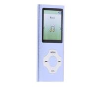 SENECESLI Portable MP3 Player, Ultra Slim1,8 Pouces Color Screen MP3 Lecteur, HiFi Lossless Sound Quality, 64 Go Small Memory Memory Carte, Music Player for Study Entertainment Fitness (Violet Bleu)