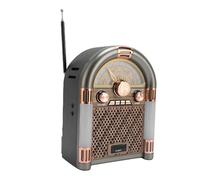 SENECESLI Portable Vintage Radio Rétro Bluetooth en Haut-Parleur, Style Classique de Mode SW avec Longue Antenne Télescopique et Puce Bluetooth, Alimentation Polyvalente et Carte (Plug UE 220V)