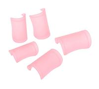 SENECESLI Protecteur de Membrane de Flûte, 5 Pièces Ensemble de Protecteur de Film Dizi pour Flûte ABS Accessoires d'instruments Chinois Traditionnels avec Sac de Rangement, pour Musiciens (PINK)