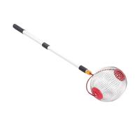 SENECESLI Rassembleur D'écrous, Collecteur D'écrous de Sortie de Décharge Directe, Nylon et Aluminium, Rouleau Supérieur Télescopique Multifonctionnel de 4,3 Pieds pour Cueilleur de (S)