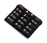 SENECESLI Remplacement du Clavier Numérique 8 Pièces, pavé Numérique en Silicone, réactivité Tactile et Ajustement pour Interphone Radio Bidirectionnel UV9R Plus