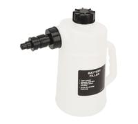 SENECESLI Remplisseur de Batterie de 2 Litres avec Arrêt Automatique, Pichet de Remplissage de Batterie de Voiture à Poignée Rainurée pour une Prise Confortable, adapté aux Voiturettes de de