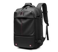 SENECESLI Sac à Dos de Voyage à Vide à Vide, Sac à Dos de Compression à Vide à Preuves Exapandables à 60L avec Un Compartiment pour Ordinateur Portable s'adapte à 17 Pouces, Verrouillage
