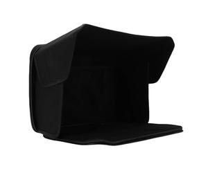 SENECESLI Sac Pare-Soleil Pliable pour Ordinateur Portable avec Déflecteur Réglable pour Ordinateurs Portables de 12 à 14 Pouces, Noir, Conception Multifonction, Construction Légère, Utilisation