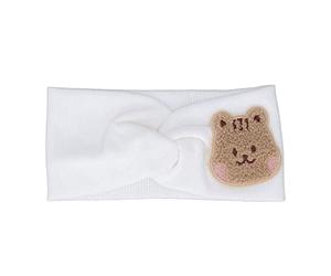 SENECESLI SENECESLI Bandeau élastique pour bébé pour Tout-petits, Bandeau en Coton Super Extensible pour Nouveau-nés et Enfants, Matériau Respectueux de la Peau (Beige) (WHITE)