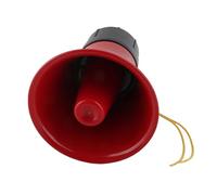 SENECESLI Sirène de sécurité D'alarme ABS Industrielle, Klaxon d'urgence 120dB 30W pour Port Extérieur, Conception Fiable, pour Chantiers de Construction de Supermarchés (DC12V)