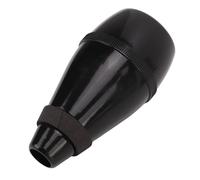 SENECESLI Sourdine d'entraînement de Trompette, Silencieux ABS Léger ND24, pour Instrument en Laiton de Trompette avec Conception Entièrement Fermée pour étudiant Débutant (BLACK)