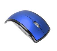 SENECESLI Souris sans Fil Pliable avec Indicateur D'état de la Batterie, Souris Pliable sans Fil Compacte Portable ABS, Récepteur USB sans Fil 2,4 GHz pour Ordinateur Portable PC (Blue)