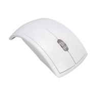 SENECESLI Souris sans Fil Pliable avec Indicateur D'état de la Batterie, Souris Pliable sans Fil Compacte Portable ABS, Récepteur USB sans Fil 2,4 GHz pour Ordinateur Portable PC (White)