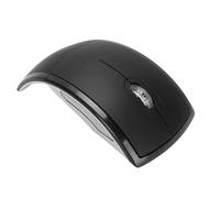SENECESLI Souris sans Fil Pliable avec Indicateur D'état de la Batterie, Souris Pliable sans Fil Compacte Portable ABS, Récepteur USB sans Fil 2,4 GHz pour Ordinateur Portable PC (Black)