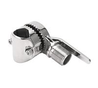 SENECESLI Support D'antenne VHF pour Bateau, Support de Base à Cliquet Réglable pour Rails de 7/8 à 1 Pouce, en Acier Inoxydable pour Usage Marin