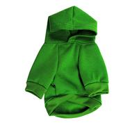 SENECESLI Sweat à Capuche pour Chien, Sweat-Shirt imprimé I Love My Mom, Vêtements pour Chiots, Pull en Polaire Chaud avec Ajustement Réglable pour Chiens de Petite, Moyenne et Grande Taille (Green)