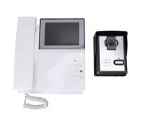 SENECESLI Système D'interphone Vidéo avec Caméra, Type de Téléphone Filaire, Kit de Visiophone Filaire avec écran LCD Numérique Couleur de 4,3 Pouces, Vision Nocturne, Audio