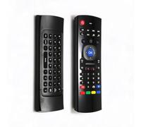 SENECESLI Télécommande Air Mouse, Mini Clavier sans Fil 81 Touches avec 2,4 G Plug and Play, Capteur de Mouvement 6 Axes, Apprentissage IR pour Smart TV TV Box Projecteur Mini PC