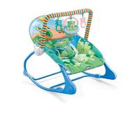 SENECESLI Transat électrique pour bébé Pliable et Vibrant, Siège pour bébé Apaisant pour Métal pour de 18 Kg/40 LB + Matériau ABS (avec moustiquaire)