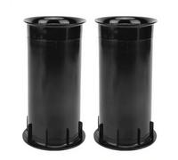 SENECESLI Tube de Port de Haut-Parleur, 2 Pièces D'aération D'armoire de Tube de Réflexion de Basse de Caisson de Basses pour Haut-parleurs de Bibliothèque de Scène PA DJ, avec Mailles de