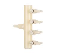 SENECESLI Valve de Répartition de Pompe à Air pour Aquarium, Valve de Dérivation Réglable avec Contrôle du Débit d'air pour Plusieurs Aquariums, Connecteur de Ligne d'air en Plastique Facile à (4
