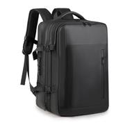 SENECESLI Voyage de Sac à Dos à Vide, 36 à 55L Sac de Compression Extensible à L'épreuve de l'eau avec Compartiment pour Ordinateur Portable, s'adapte à 17,3 Pouces, Verrouillage