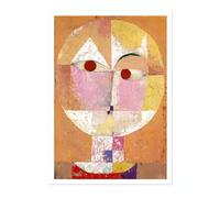 Senecio (Baldgreis) Paul Klee Art Print Classic Bauhaus Art Painting Print, Art abstrait Art mural géométrique moderne, décoration d'intérieur cubisme, A1 (impression uniquement) - 84,1 x 59,4 cm