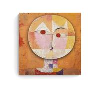 Senecio By Paul Klee Affiche d'œuvre d'art à suspendre pour décoration d'intérieur, décoration murale pour chambre à coucher, 40 x 40 cm