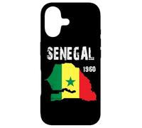Sénégal Carte Drapeau EST. Coque pour iPhone 17
