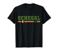 SENEGAL drapeau et embleme du Sénégal. Supporters du Senegal T-Shirt