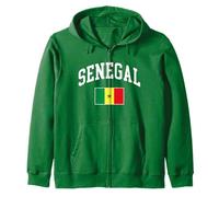 Sénégal Drapeau Sénégalais Rétro Vintage Classique Graphique Sweat à Capuche