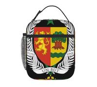 Senegal Emblème National Sac À Repas Isotherme Glacière Portable Sac Fourre-Tout Imperméable Respirant Léger Et Durable Pour Collégiens Snacks