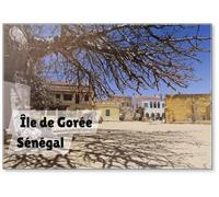 Sénégal : Île de Gorée Design 3 Aimant Frigo