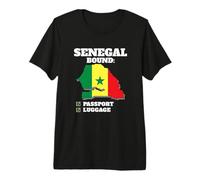 Sénégal Lié Voyage Pays Sénégalais Drapeau Vacances T-Shirt Haut de Gamme