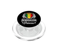 Senegalese Princess Senegal Flag Proud Senegalese Girl PopSockets PopGrip pour MagSafe