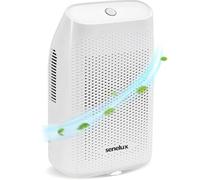 Senelux Déshumidificateur 2000 ml, déshumidificateur électrique, avec filtre facile à nettoyer et arrêt automatique, purificateur d'air ultra silencieux pour la maison, petit déshumidificateur, purifi