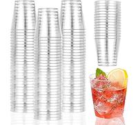 SENENQU Lot de 200 Verres à Shot en Plastique 50ml, Gobelets Transparents, Verrines pour Apéro, Mini Verres pour Mojito, Cocktail, Martini, Soda, Dessert