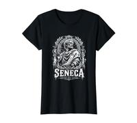 Sénèque Endure et Ascend Stoïcien Memento Mori T-Shirt Graphique avec Valeur