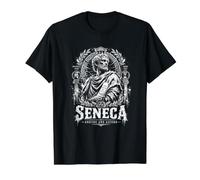 Sénèque Endure et Ascend Stoïcien Memento Mori T-Shirt Graphique avec Valeur