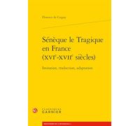 Sénèque le Tragique en France (XVIe-XVIIe siècles): Imitation, traduction, adaptation