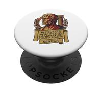 Sénèque Philosophie stoïque Imagination Souffrance PopSockets PopGrip Adhésif