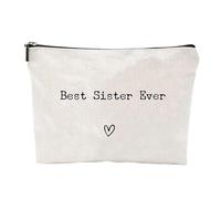 Senermter Best Sister Ever Trousse de Trousse de Toilette