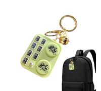 Senermter Charme de sac de musique, porte-clés musical - Porte-clés DJ Bag avec lumière et musique,Charme clé, Pendentif de sac, Porte-clés, Petit ornement, Porte-clés de sac à dos