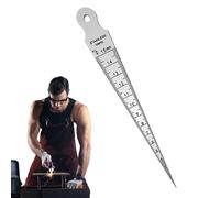 Senermter Jauge Conique | Jauge à Feuilles Calibrées en Coin de Précision | Set d'Outils de Mesure en Acier Inoxydable avec Identification Numérique Claire pour le Contrôle des Écarts en Travail des
