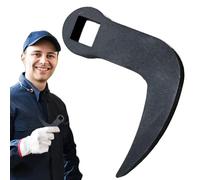 Senermter Tête d'Adaptateur Pied-de-Biche Clé à Cliquet - Clé de Retrait Réglable à Crémaillère - Tête d'Adaptateur pour Levier - Pour Entraînement 12,7 mm Réparation Pneu Voiture Espaces Restreints